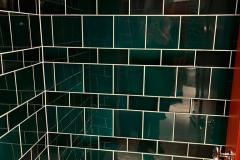 6"x6" neptune tiles, alternating with 6"x3" neptune tiles