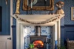 Delft tiles for fireplace surround