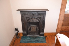 Matching original hearth tiles