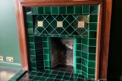 Emerald 4"x4" fireplace tiles
