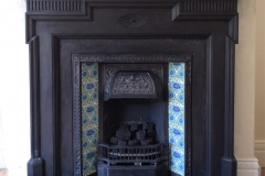 William De Morgan Bedford park daisies for fireplace surround