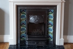 William De Morgan -  Persian fireplace tiles
