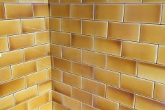 6"x3" tiles in honey for shower
