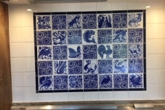 Decorative ceramic wall tiles