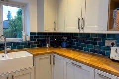 Debenham blue blend tiles for kitchen