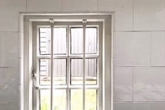 Tin white bathroom tiles