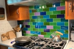 Bespoke colour blend 6"x3" wall tiles