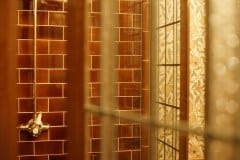 Teapot brown shower room