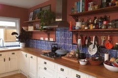 Kitchen delft tiles