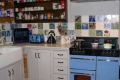 Bespoke collection of decorative wall tiles for kitchen