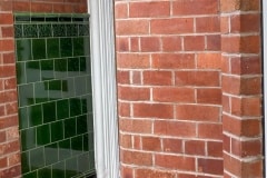 Porch 8 design in olive with tulip border and dado