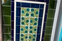 Porch with William De Morgan Daisy feature tiles