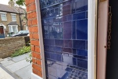 Deep blue porch tiles ( Porch 5 design)